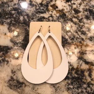 Nickel and Suede Earrings